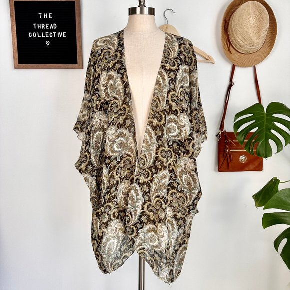 Monday Muse Paisley Kimono One Size - Picture 5 of 8